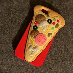 Red Pizza slice iPhone 6 phone case